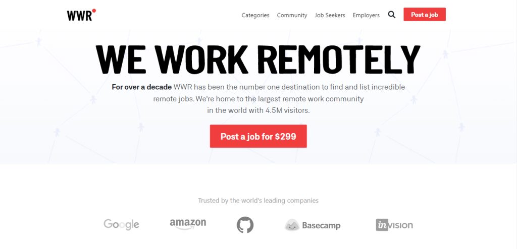 we work remotely