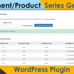 How to Easily Generate Enrollment & Product Series Numbers on WordPress with Series Generator Plugin 2024