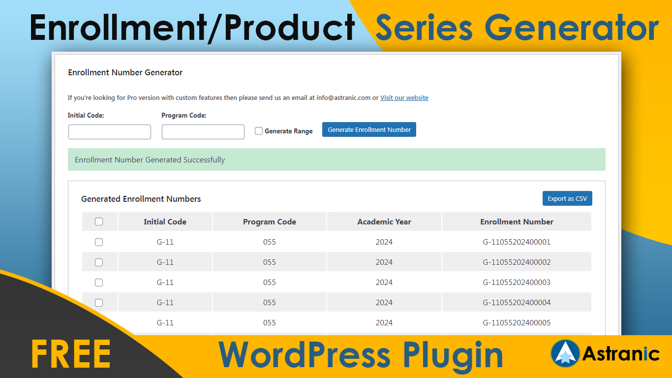 How to Easily Generate Enrollment & Product Series Numbers on WordPress with Series Generator Plugin 2024