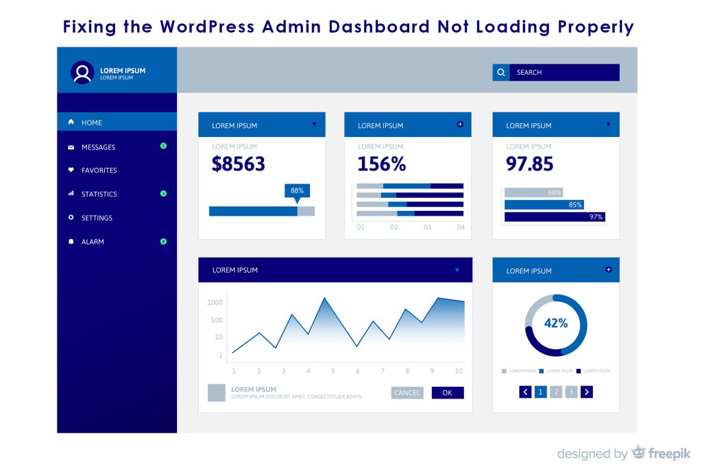 admin dashboard