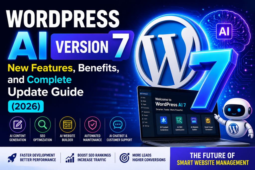 WordPress AI Version 7 New Features, Benefits & Complete Guide (2026)